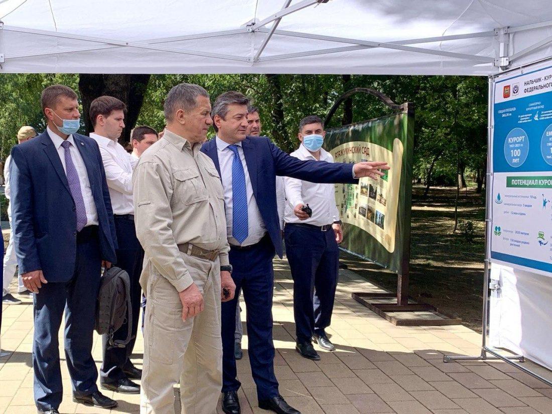 Таймураз Ахохов рассказал о планах модернизации курорта Нальчик в рамках рабочего визита Юрия Трутнева
