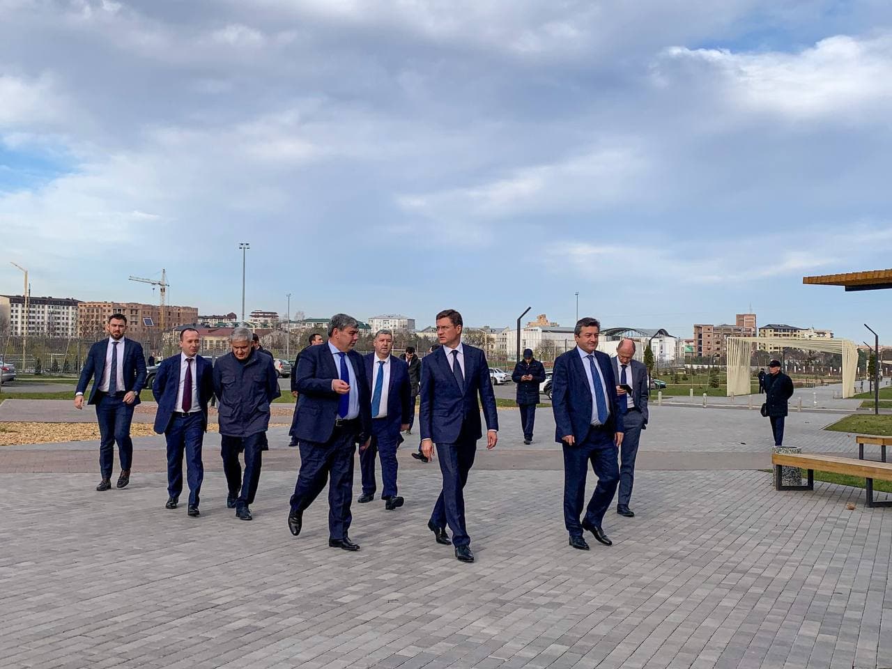 Таймураз Ахохов рассказал зампреду Александру Новаку и Главе республики Казбеку Кокову о планах развития столицы республики