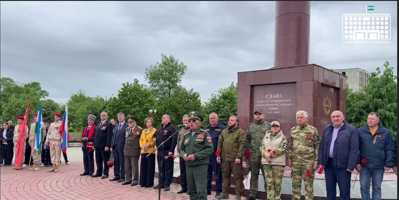 В Нальчике состоялся автопробег бессмертного полка по местам боевой и трудовой славы г.о. Нальчик «В судьбе России - моя судьба».